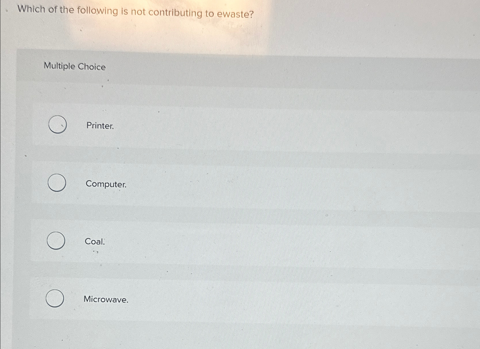Which of the following is not contributing to