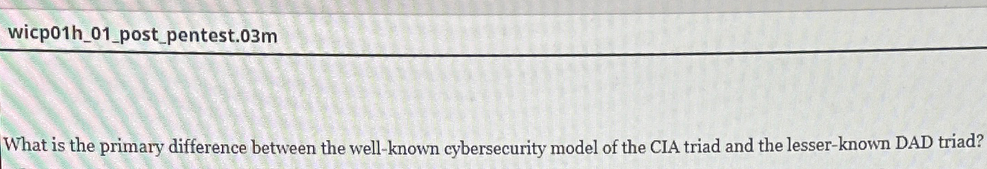 What is the primary difference between the well -