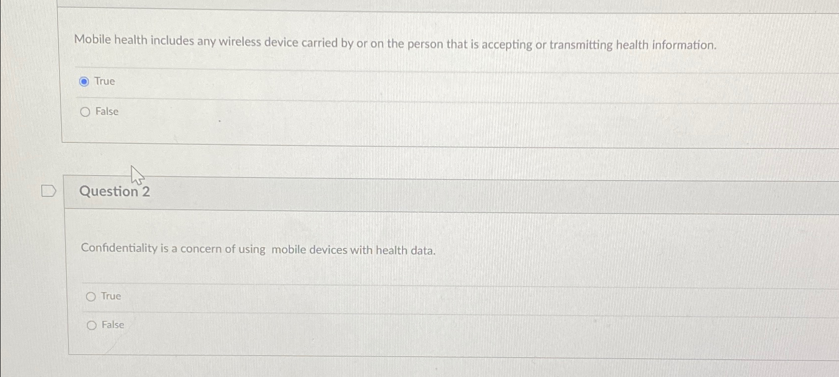 Question 5 2 pts Which of the following is not a