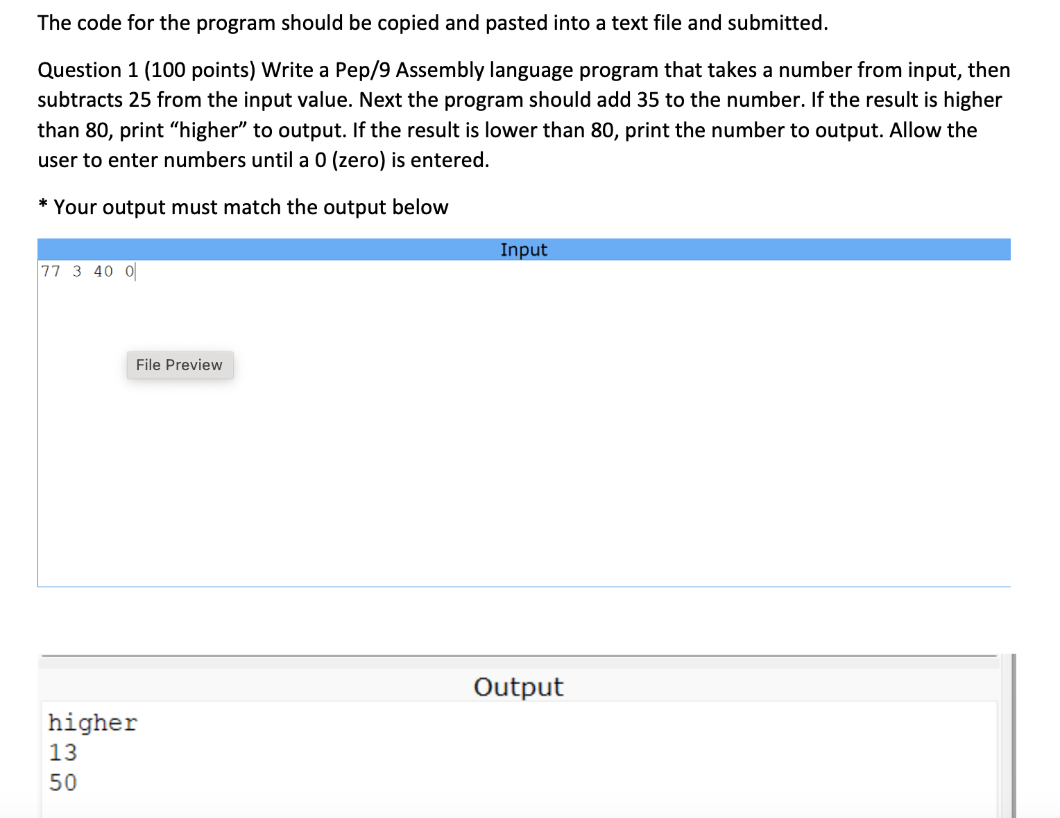 can we write a program that answers the prompt,