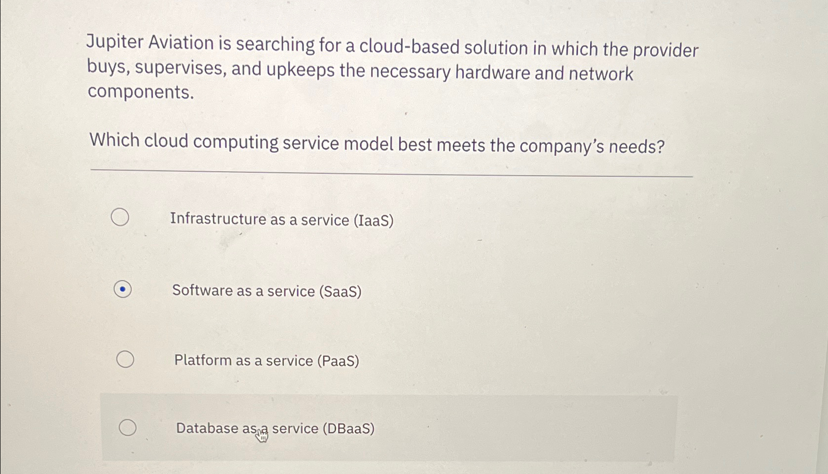Jupiter Aviation is searching for a cloud - based