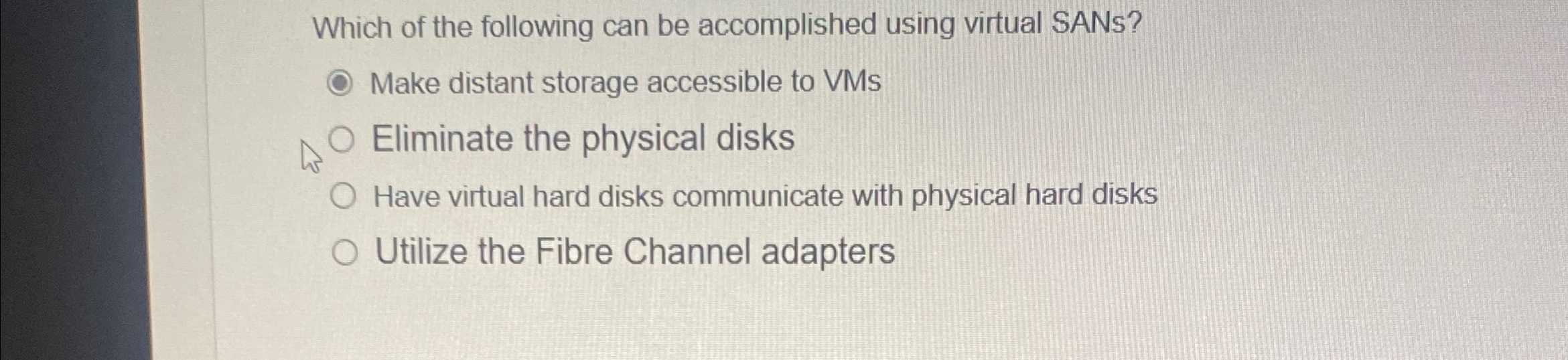 Which of the following can be accomplished using