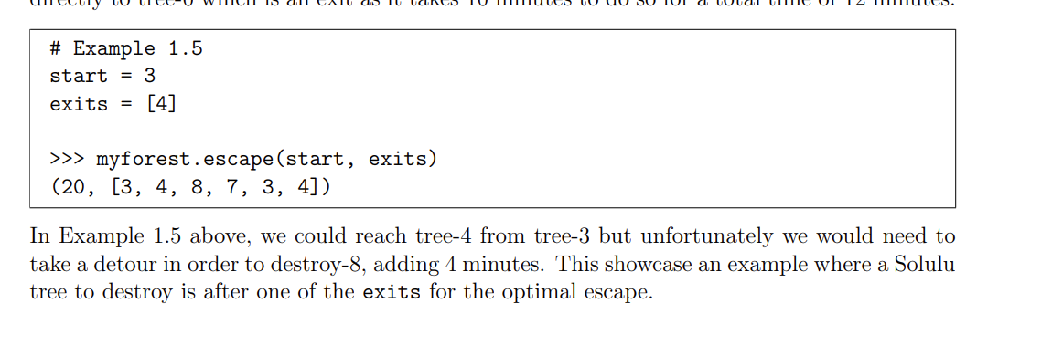 The following code is for these conditions where: