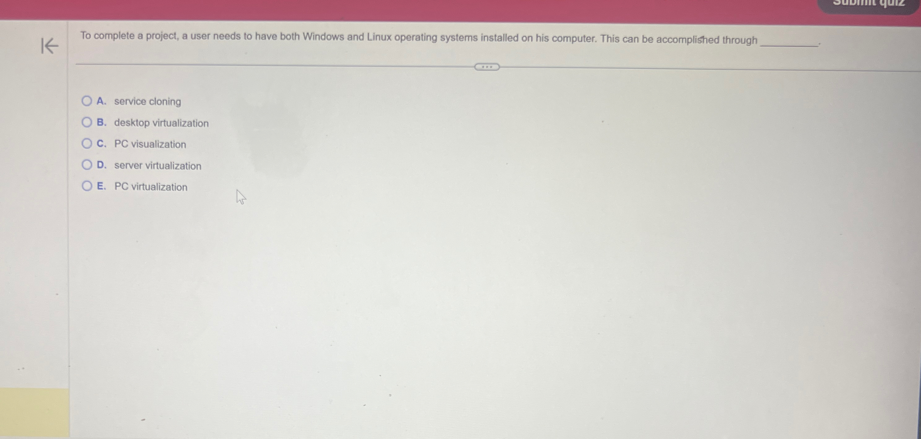 To complete a project, a user needs to have both