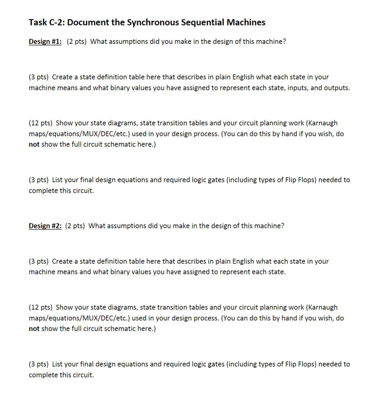 ead this entire specification carefully. Like a