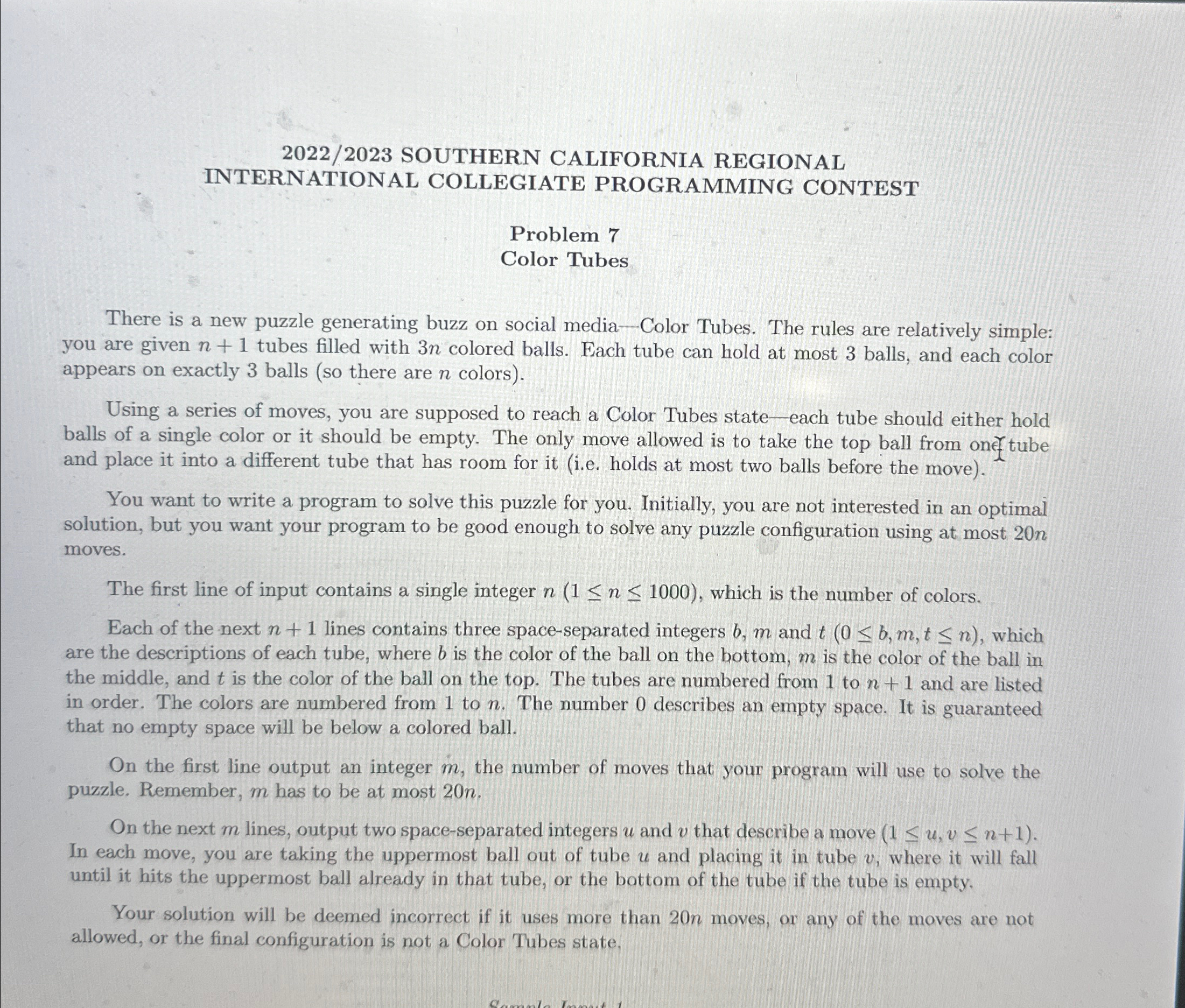 2 0 2 2 / 2 0 2 3 SOUTHERN CALIFORNIA REGIONAL