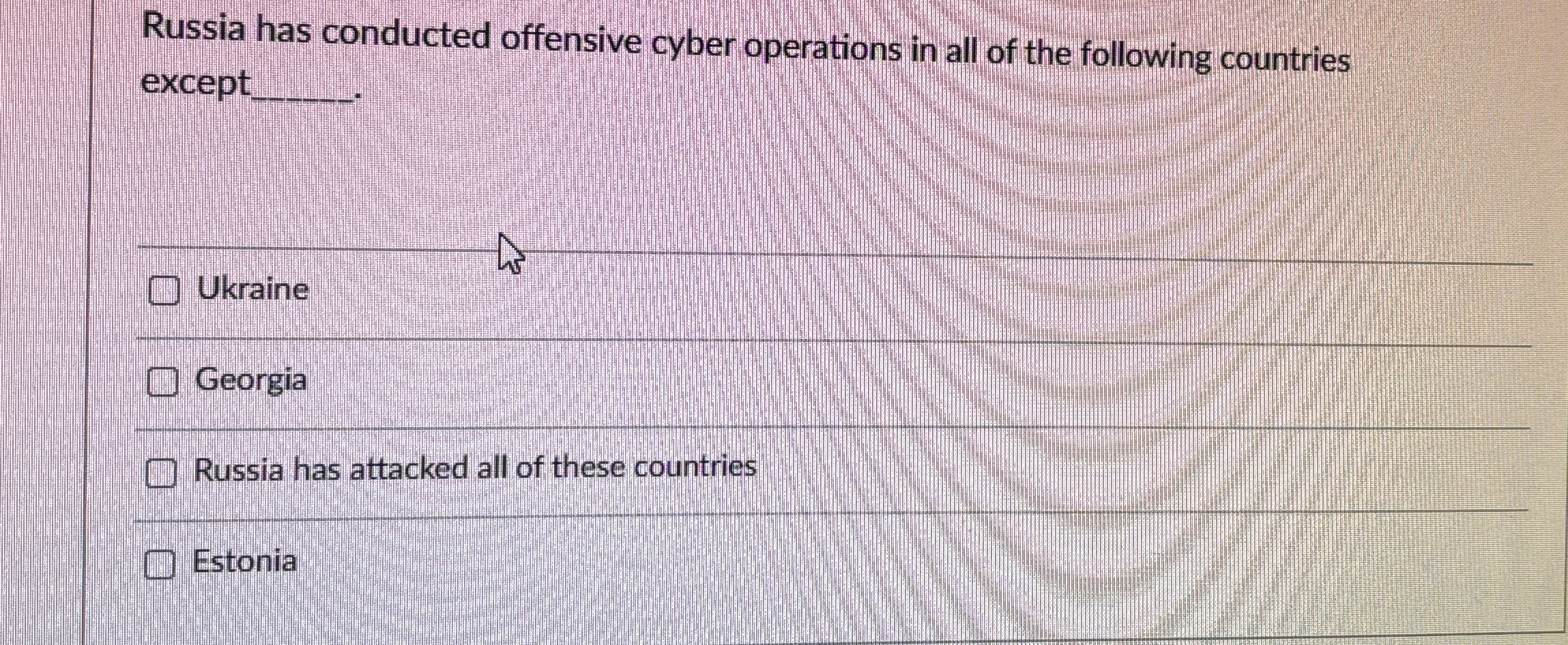 Russia has conducted offensive cyber operations