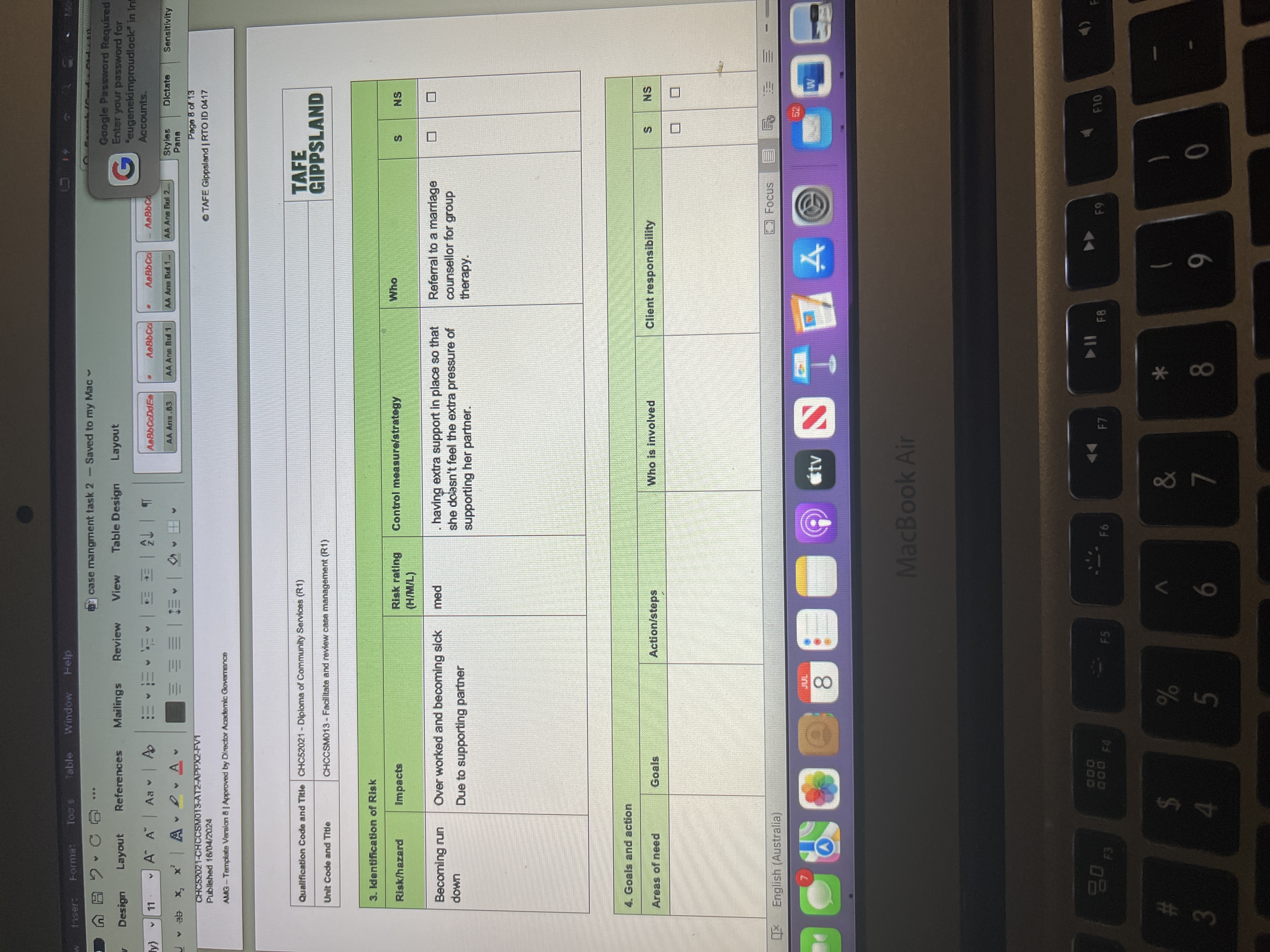 Miser: Format loss Table Window Help case