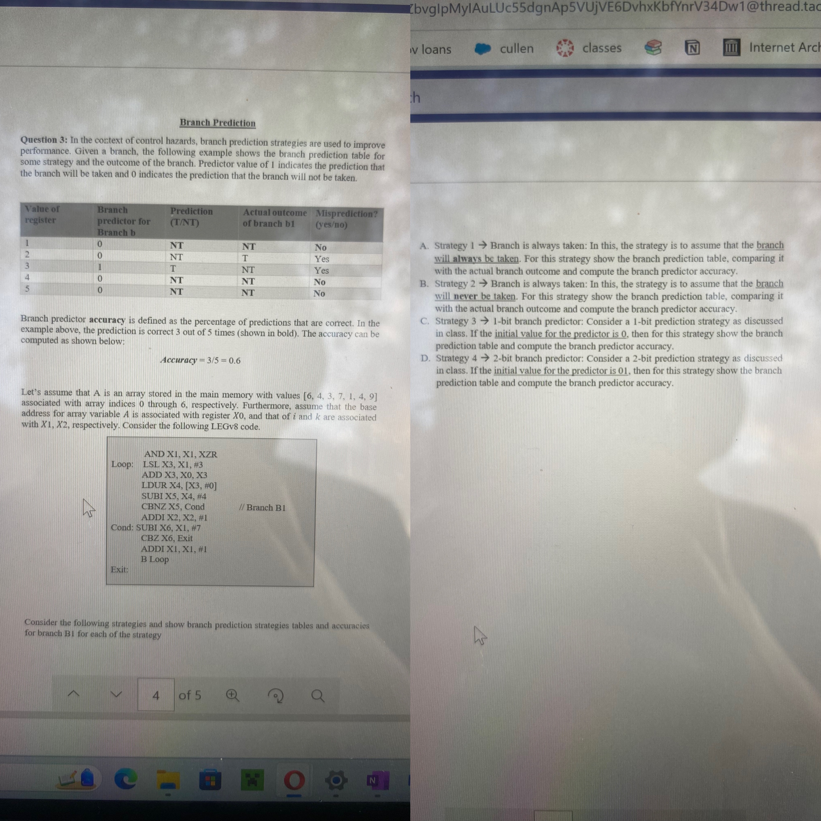 please make all the tables required in A - D