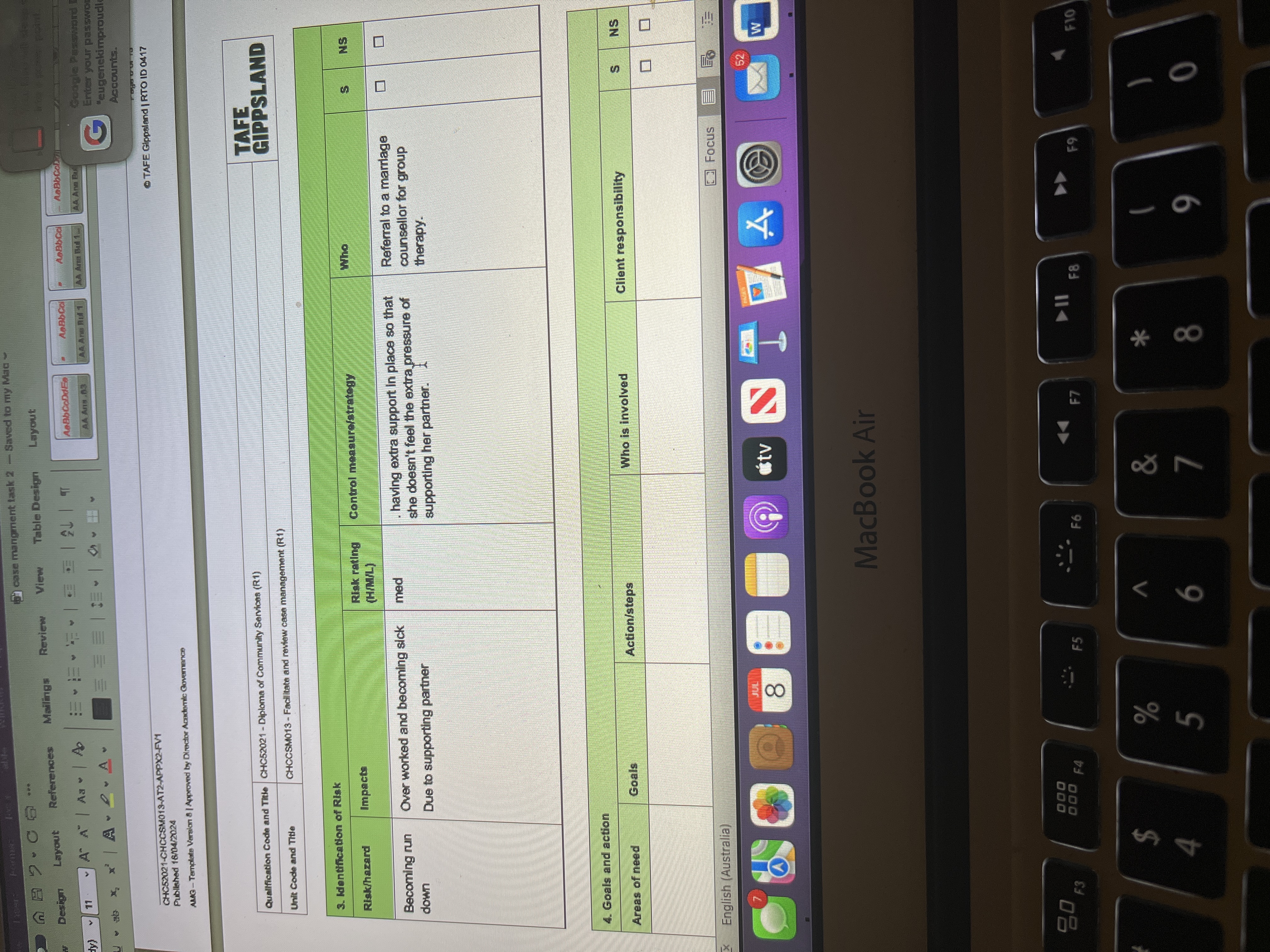 case mangment task 2 - Saved to my Mac ~ DAY. CO