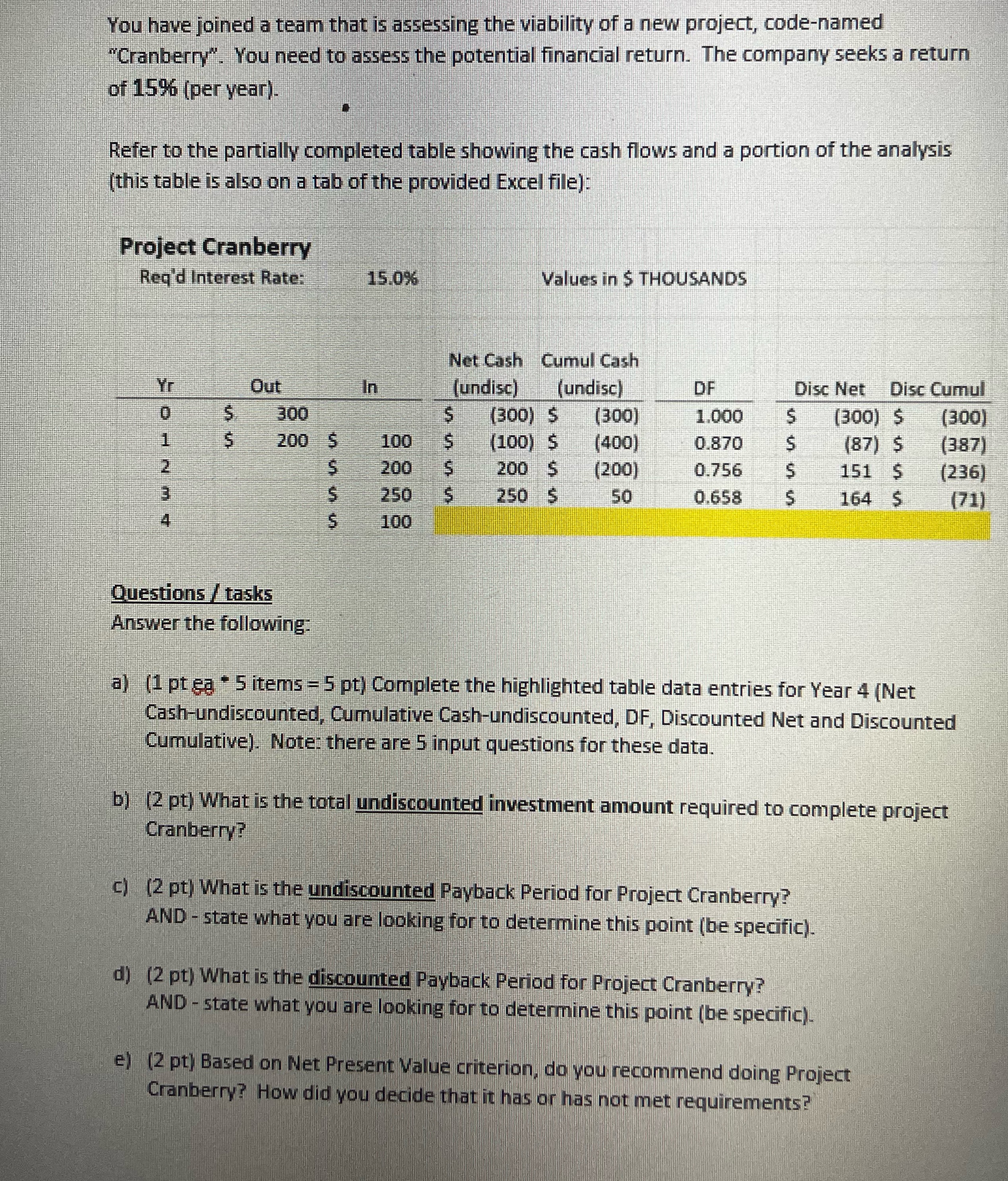 Please help with a-e You have joined a team that