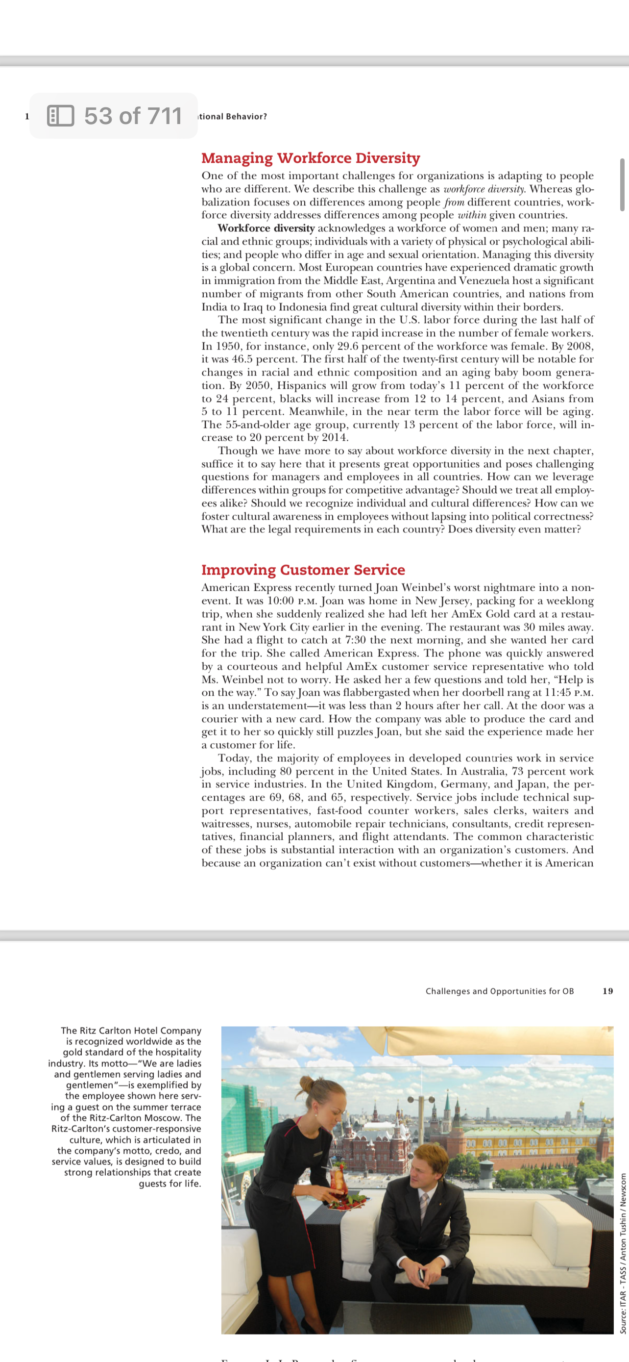 Label Each Question and Section: Read the