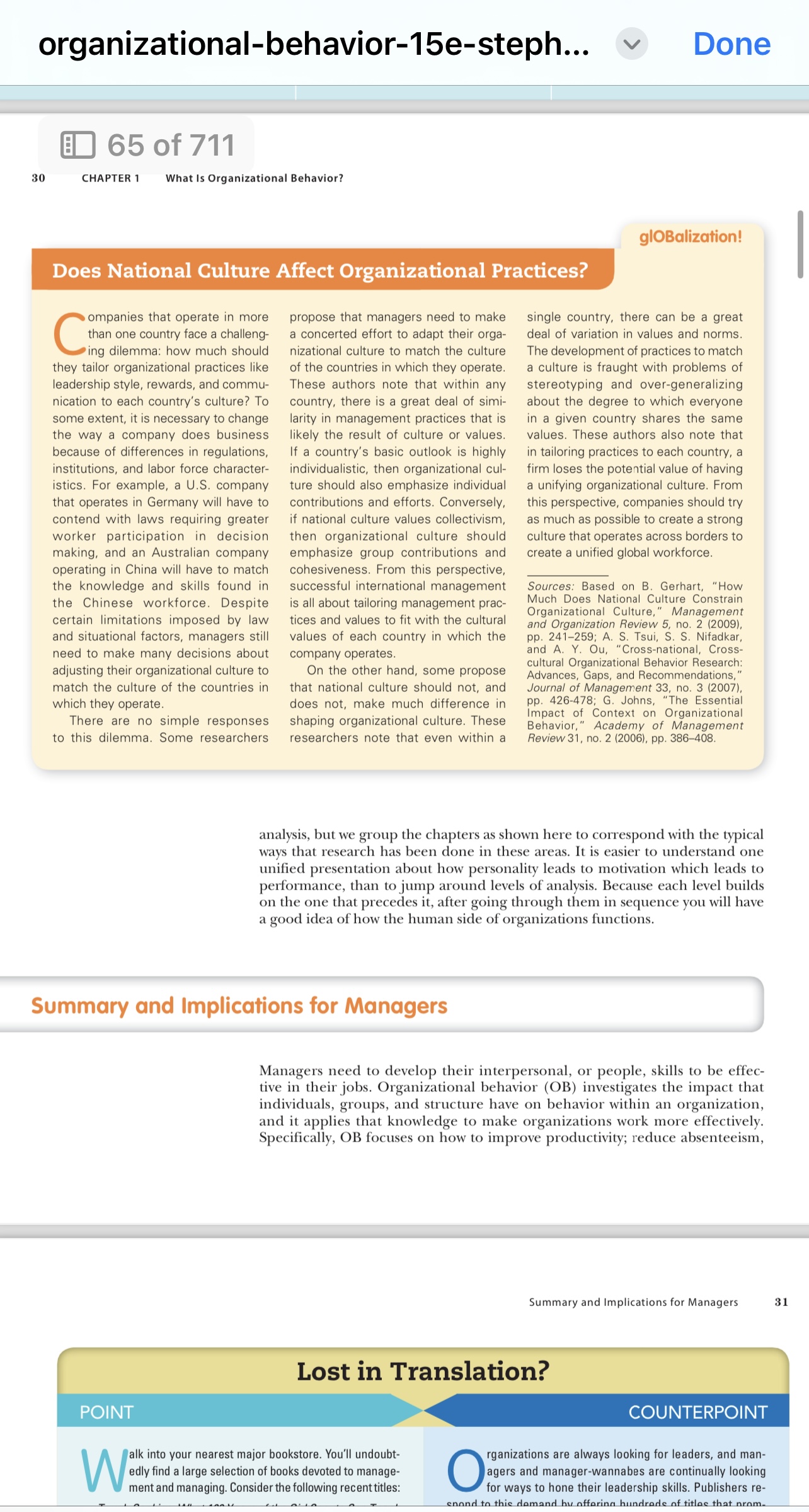 Label Each Question and Section: Read the