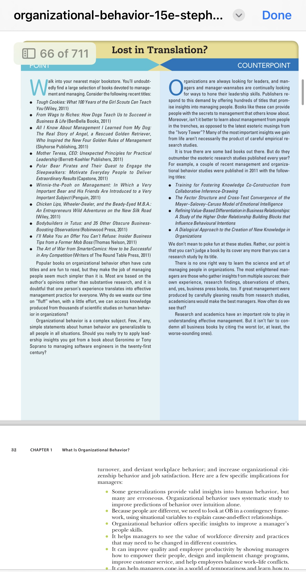 Label Each Question and Section: Read the