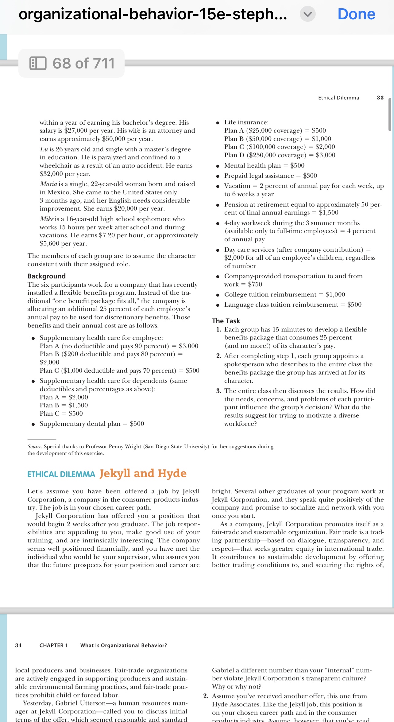 Label Each Question and Section: Read the