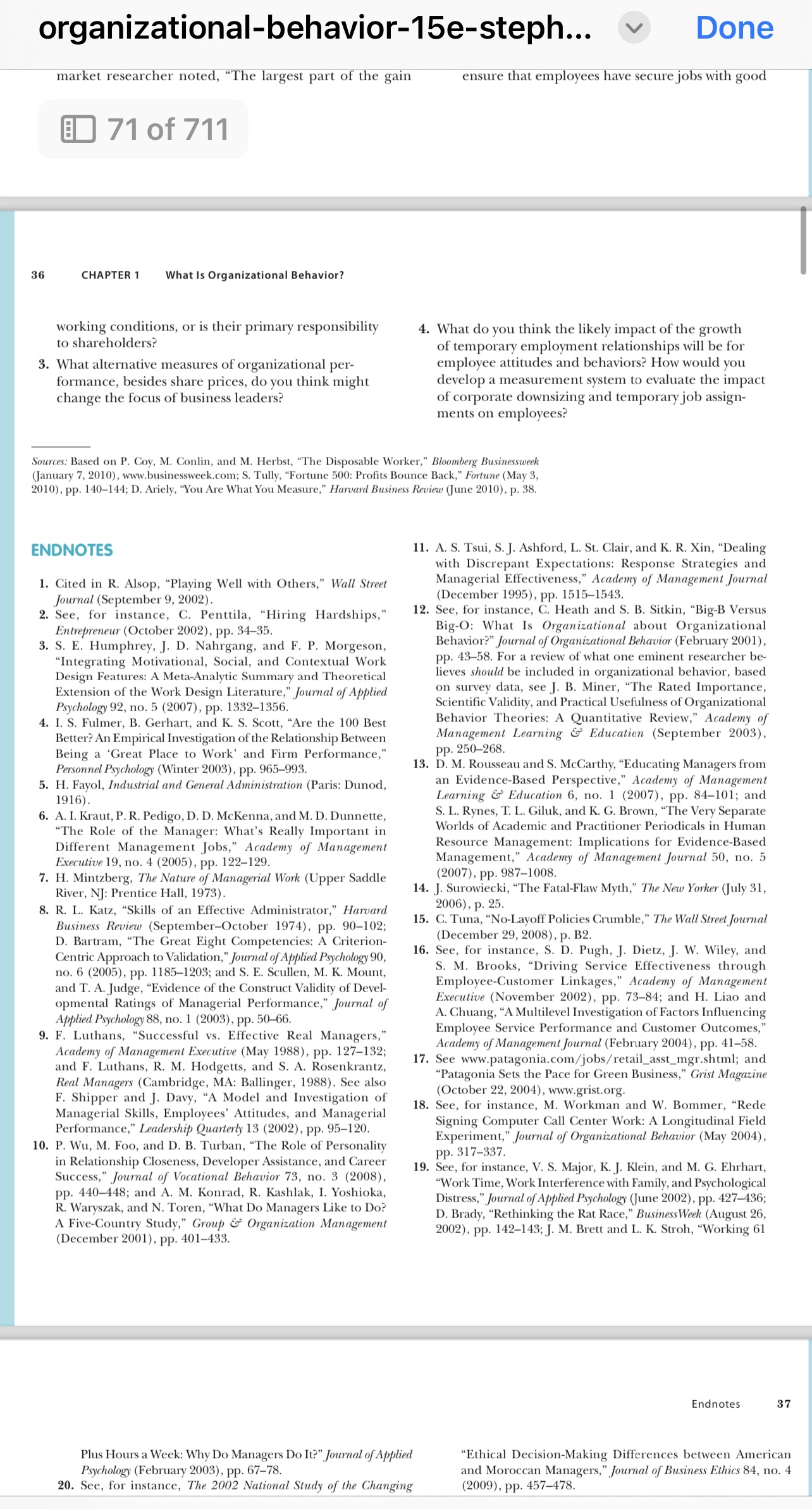 Label Each Question and Section: Read the