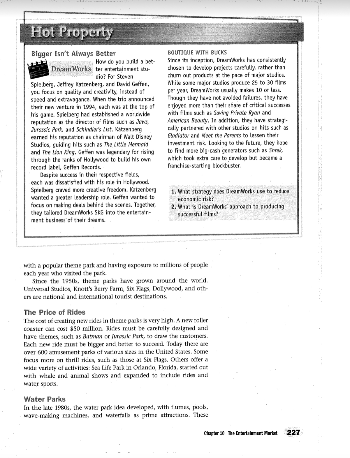 Using the pages below, answer the following