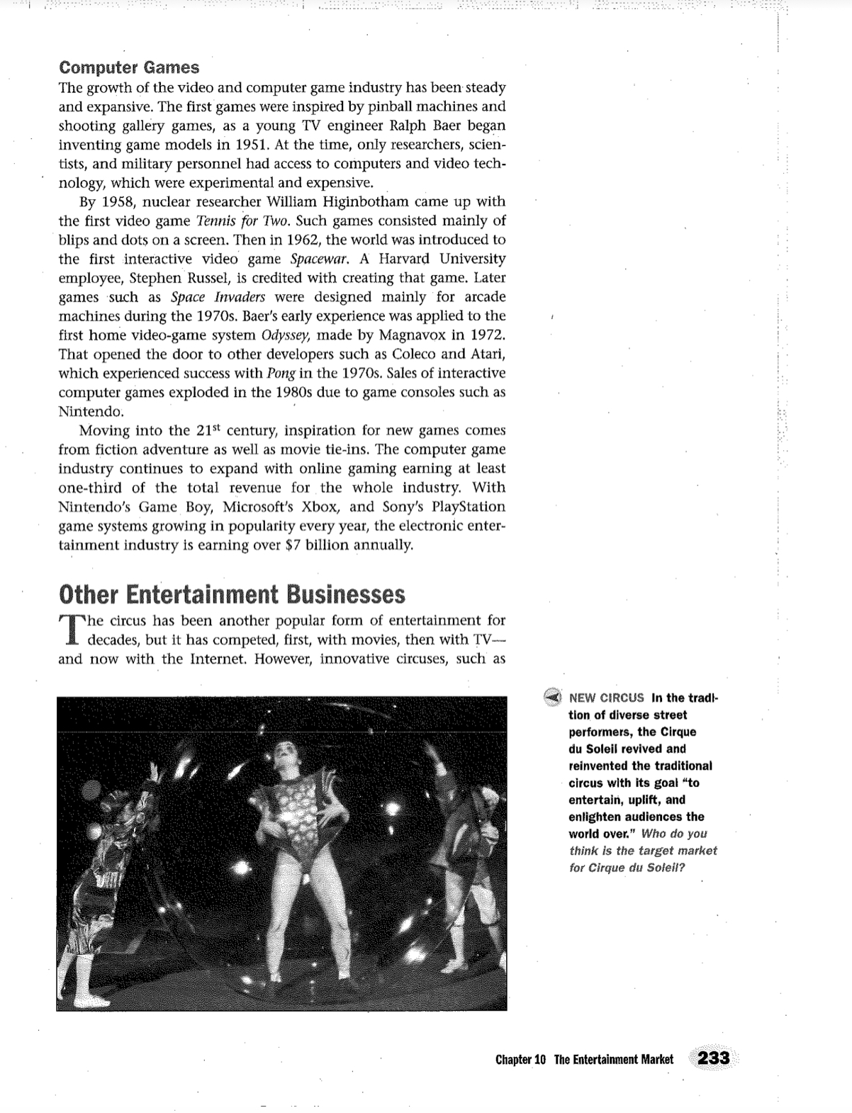 Using the pages below, answer the following