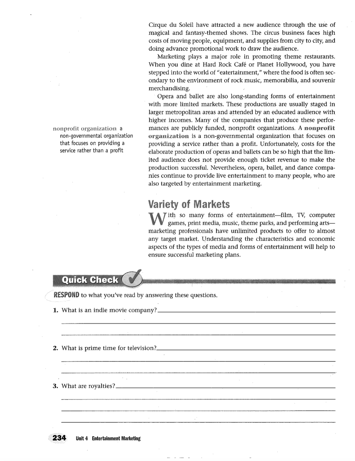 Using the pages below, answer the following