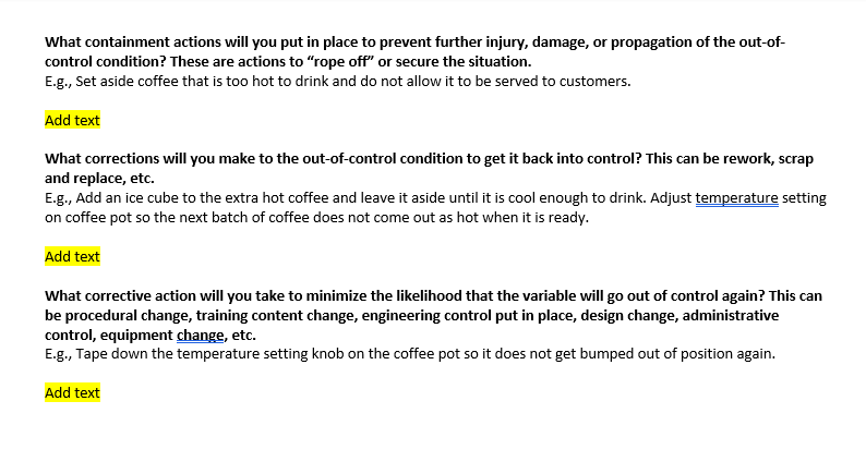 UCL = 30 20 10 Average Variable You Are Tracking