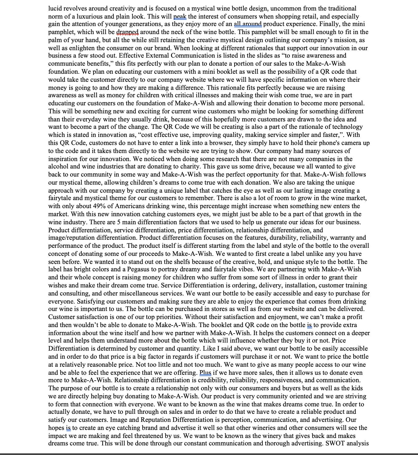 Question: What are critical factors to consider