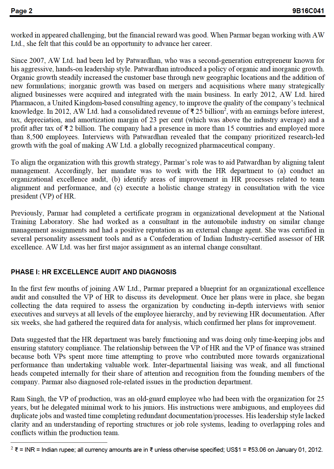 Please read the case study attached below and