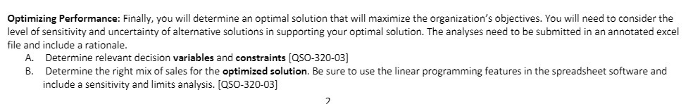 Optimizing Performance: Finally. you will