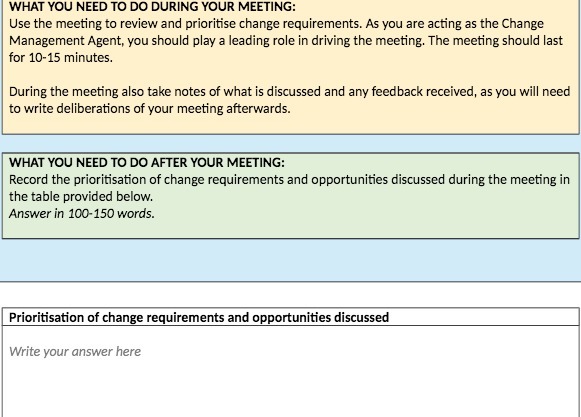 WHAT YOU NEED TO DO DURING YOUR MEETING: Use the