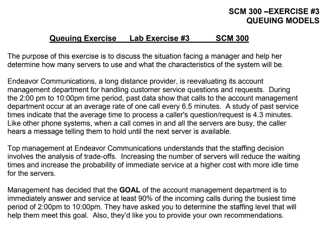 Lambda - Arrival Rate (Calls per Minute) X Mu -