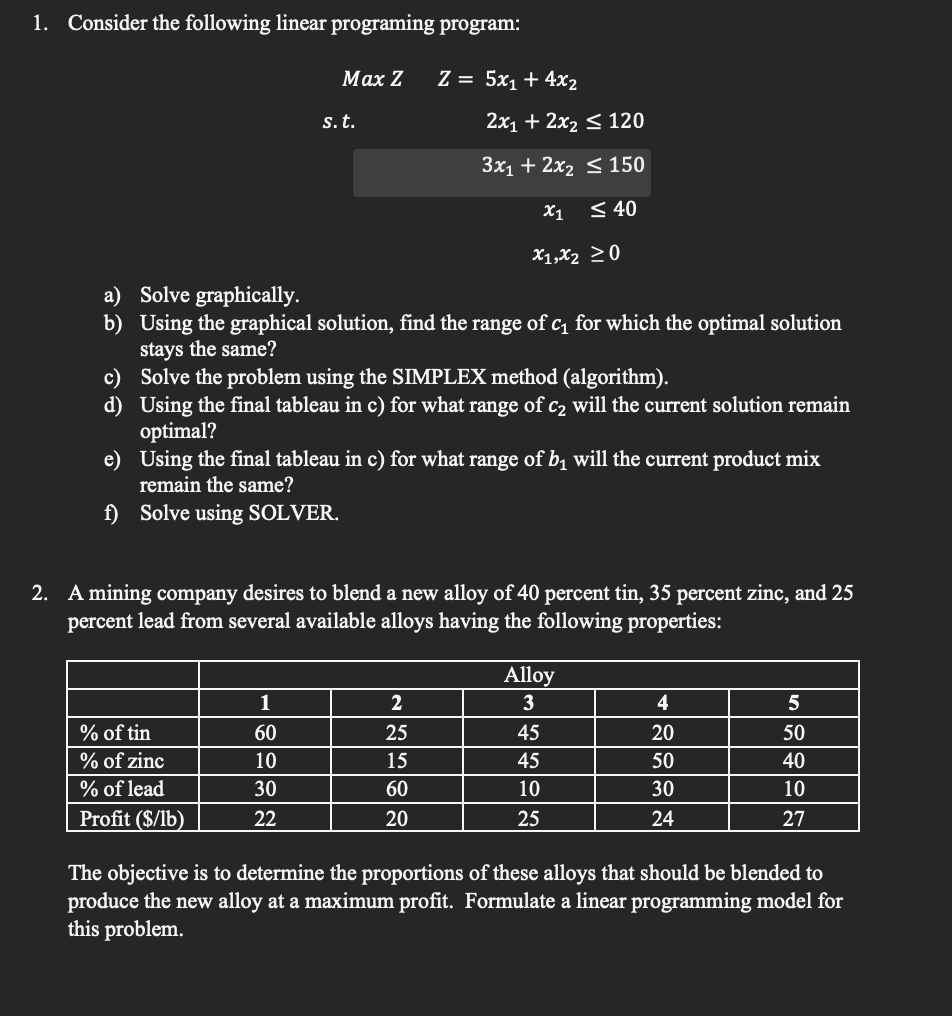 Need help and steps please 1. Consider the