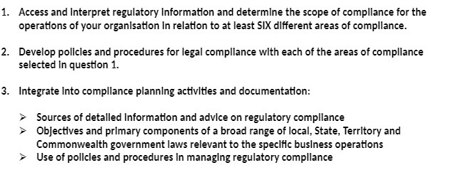 1. Access and Interpret regulatory Information