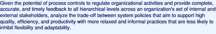 Given the potential of process controls to
