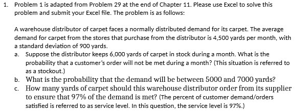 1. Problem 1 is adapted from Problem 29 at the