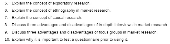 5. Explain the concept of exploratory research.