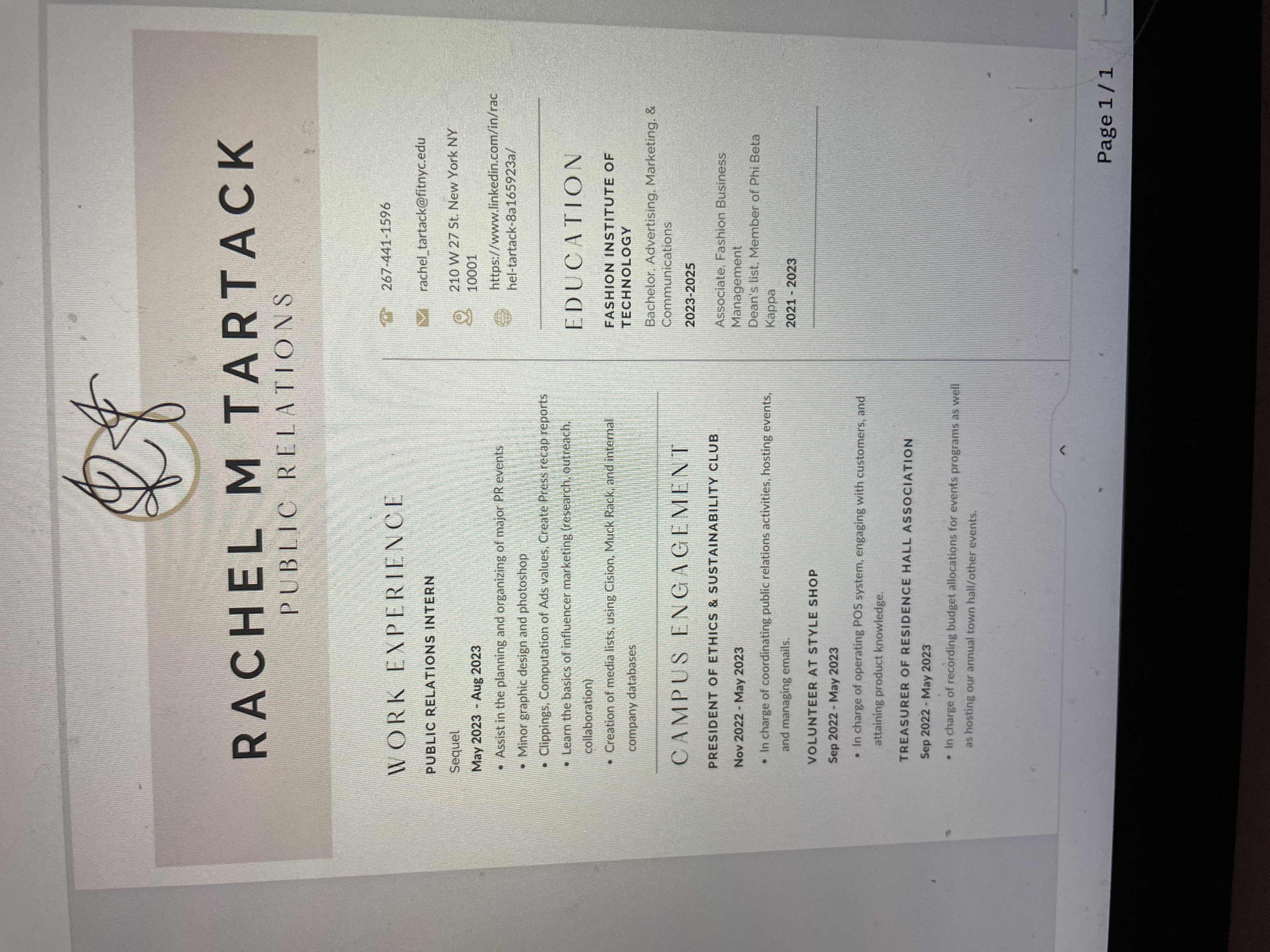I need this resume revised and marked up please