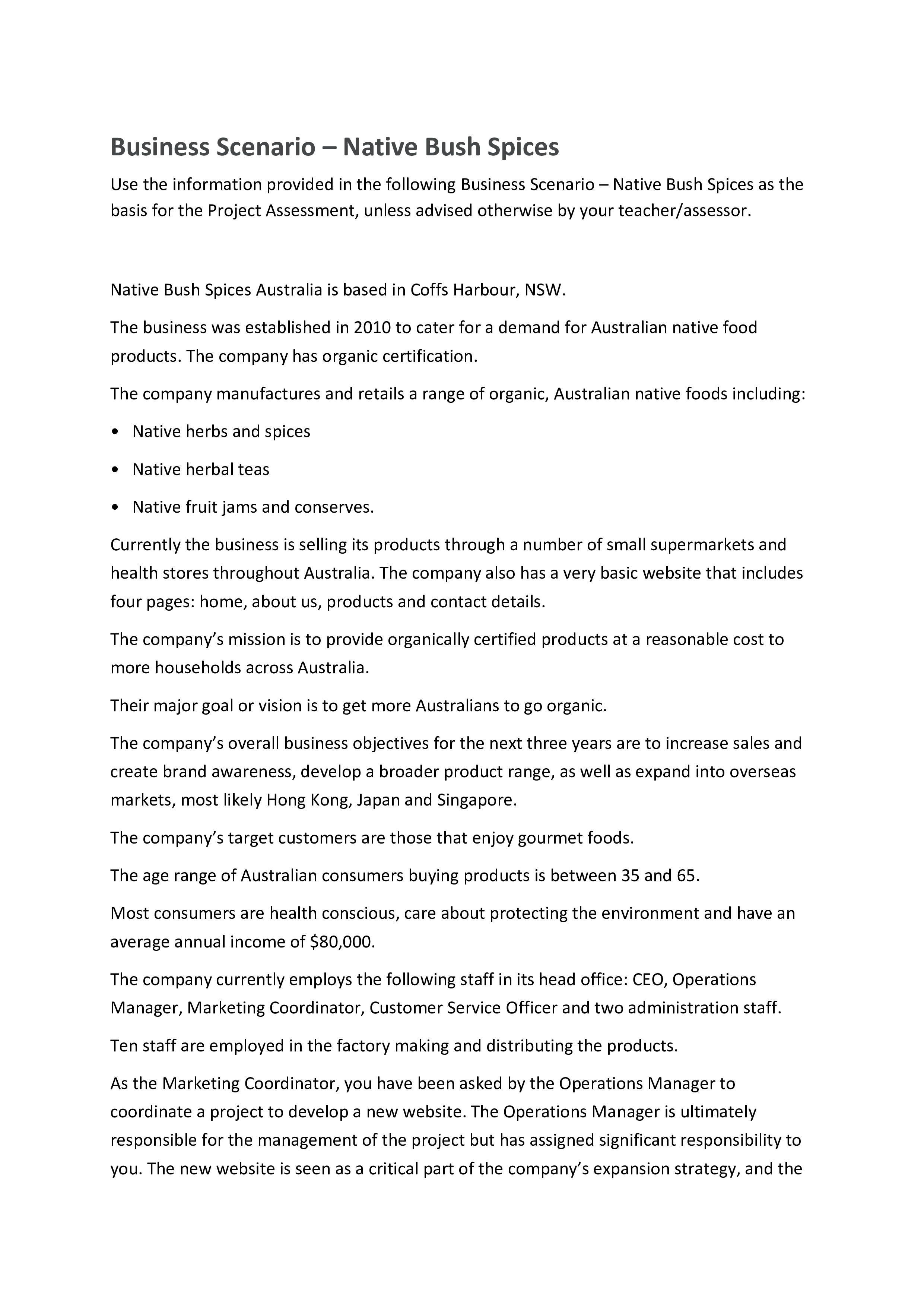 A .l 9 NSW GOVERNMENT TAFE: Part 1: Develop a