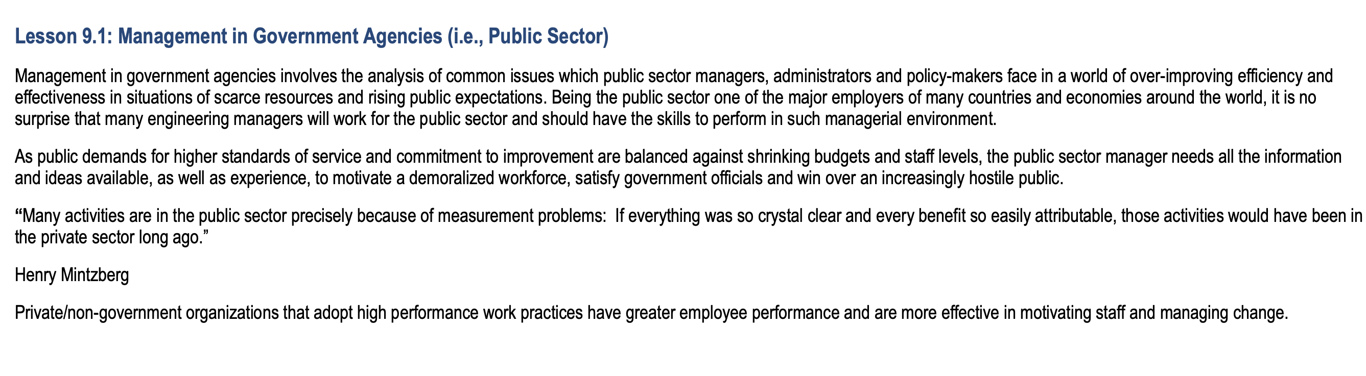 Learning Goals /Outcomes Upon completion of this