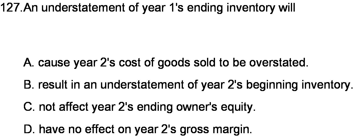 127.An understatement of year 1's ending