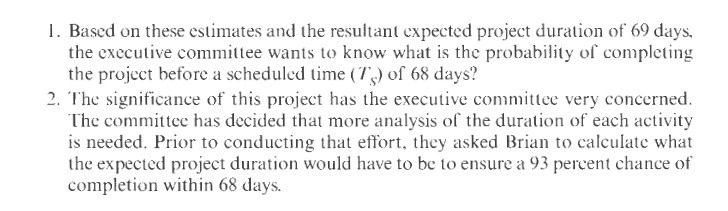 1. Based on these estimates and the resuitanl