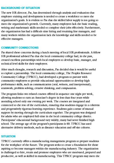 Use the human performance technology (HPT) model
