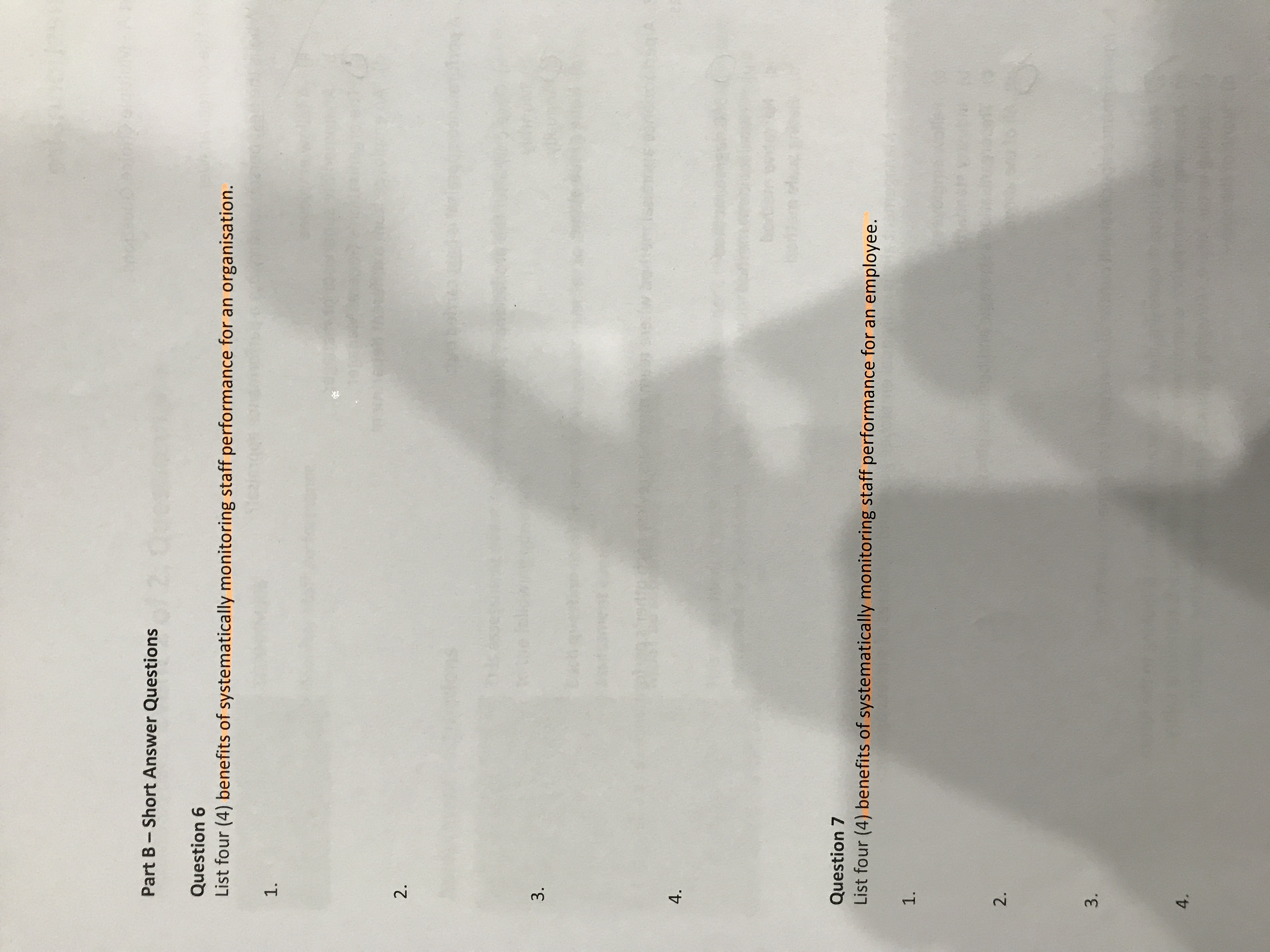 \fQuestion 14 Briefly explain why it is necessary