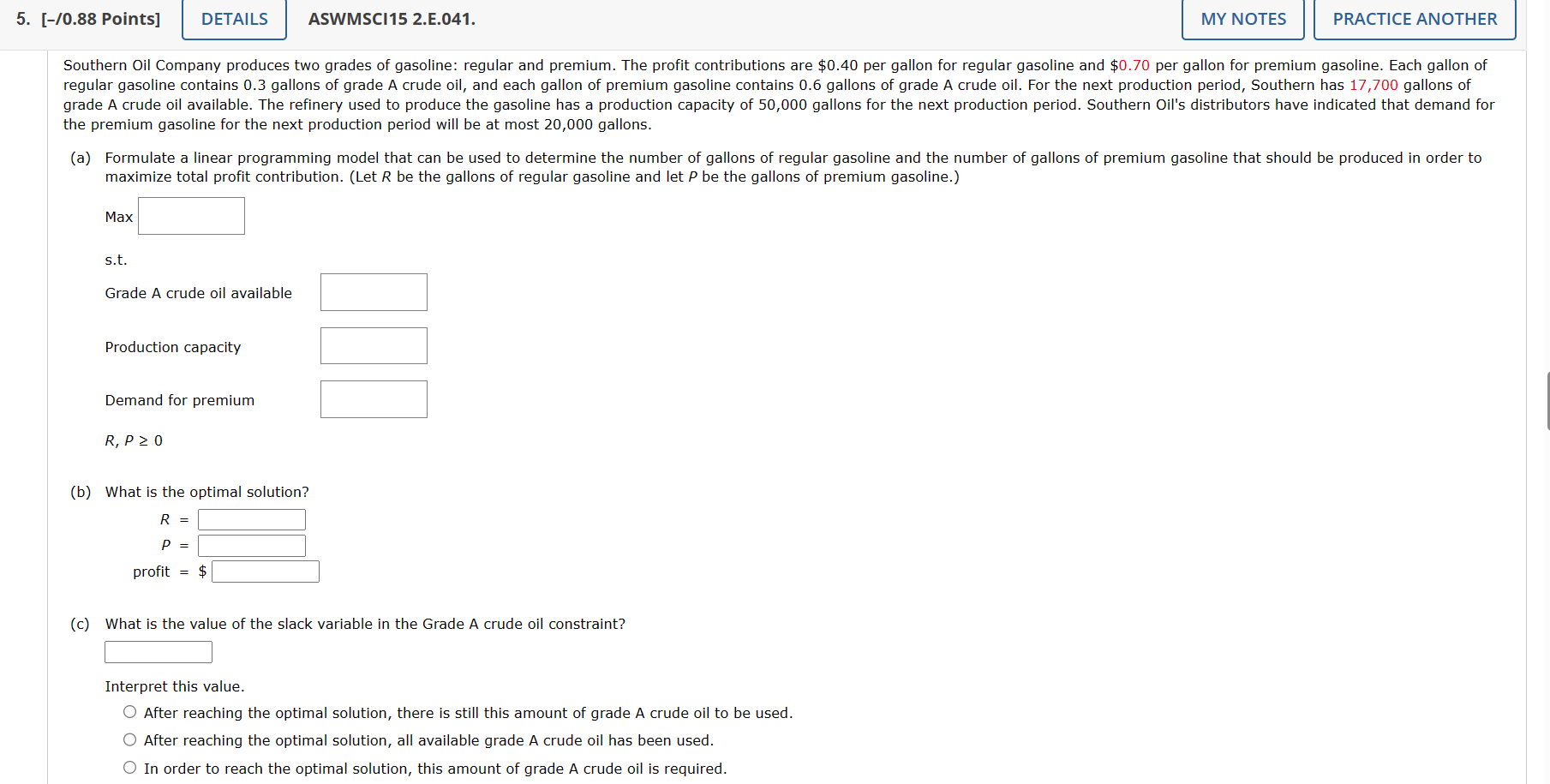 MNS407 Management Science. reference: An