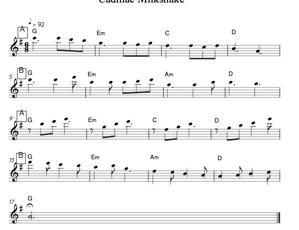 = 92 G Em C D B G Em Am D 5 A Em C D 13 G Em Am D