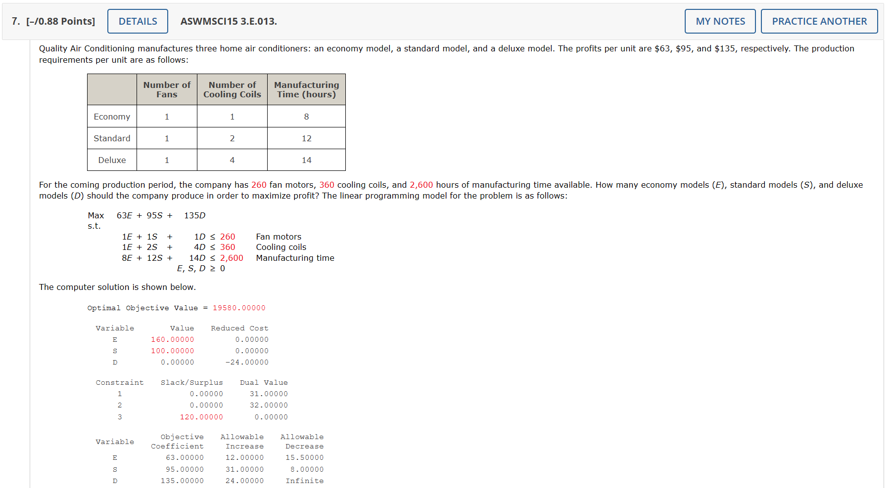 MNS407 Management Science. reference: An