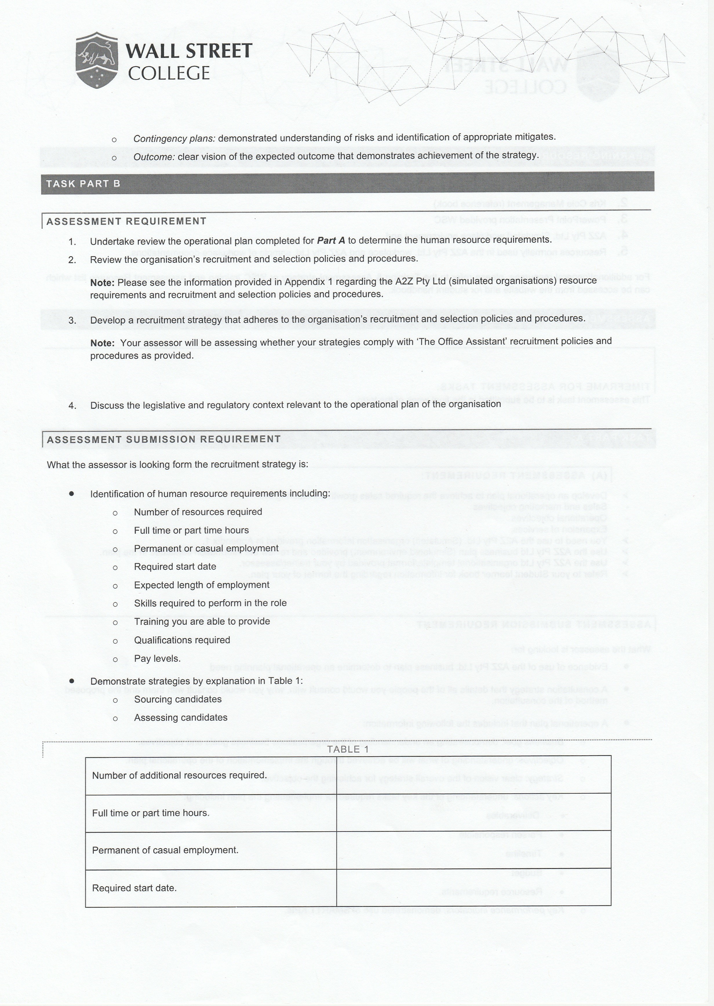 Please help me to do TASK 1, include part A, B