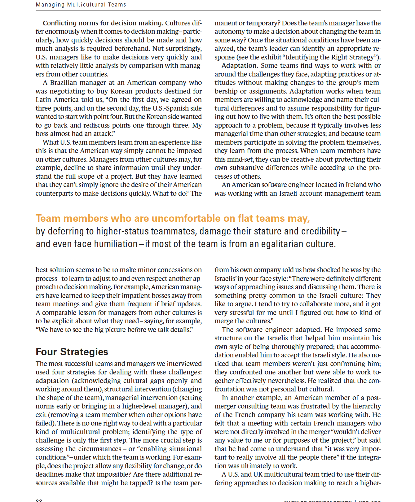 Teams whose members come from different nations