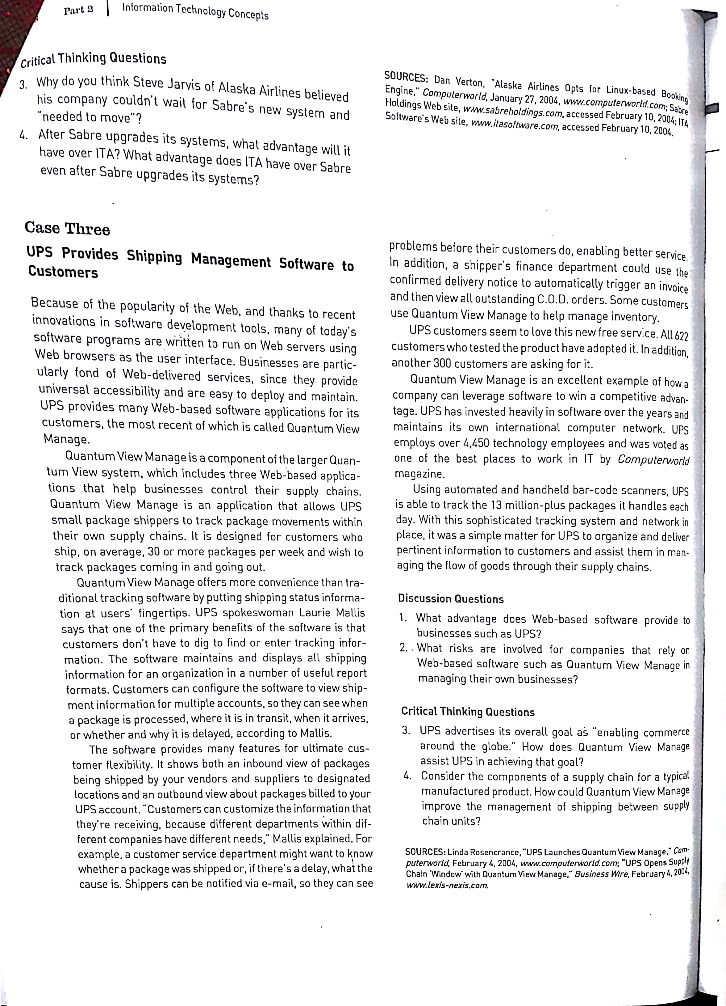 CAN YOU PLEASE ANSWER THESE CASE QUESTIONS? I