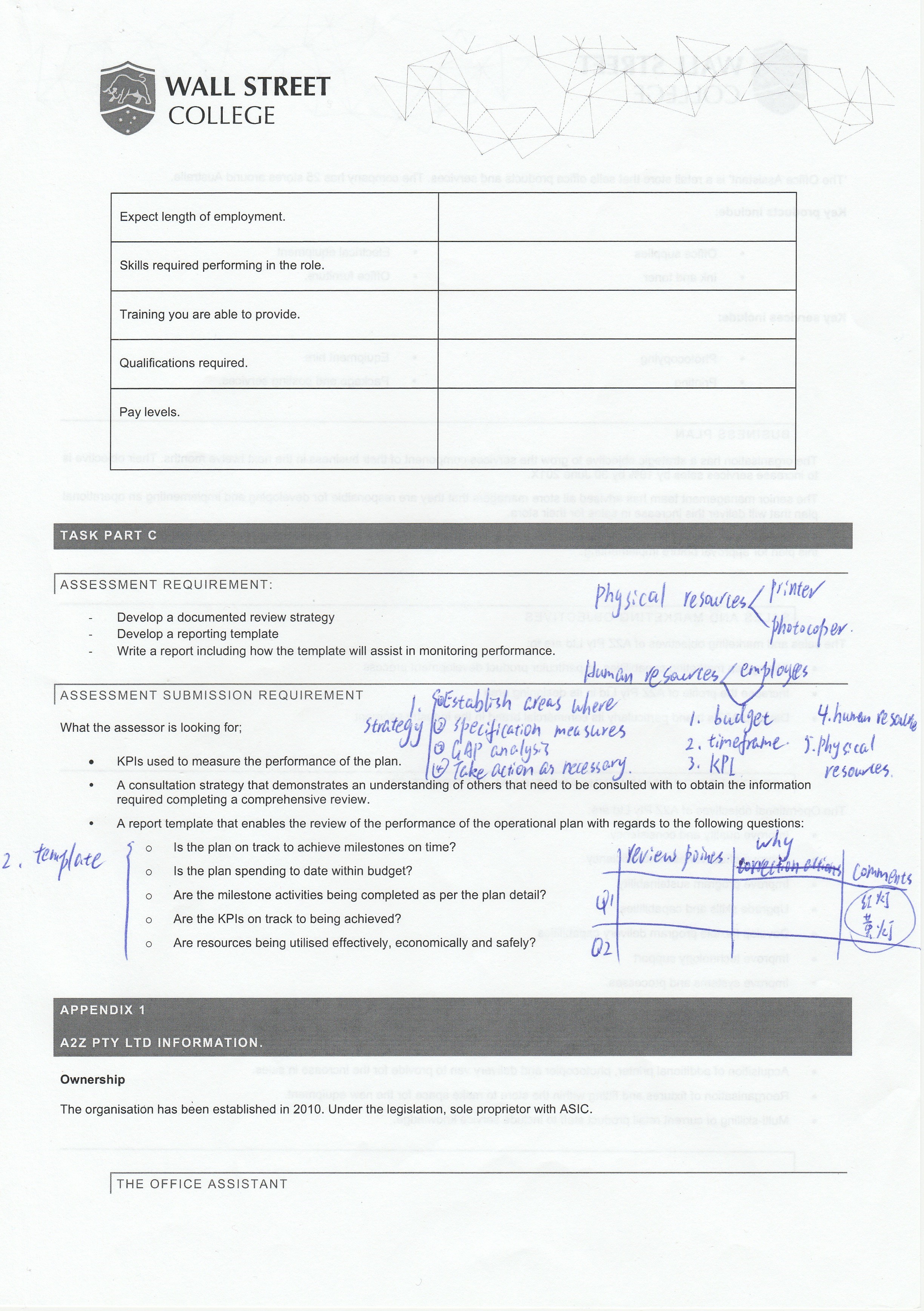 PLease help me to complete TASK 1 questions.