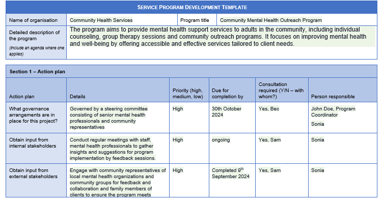 How do i wright & fill out a profenional Service