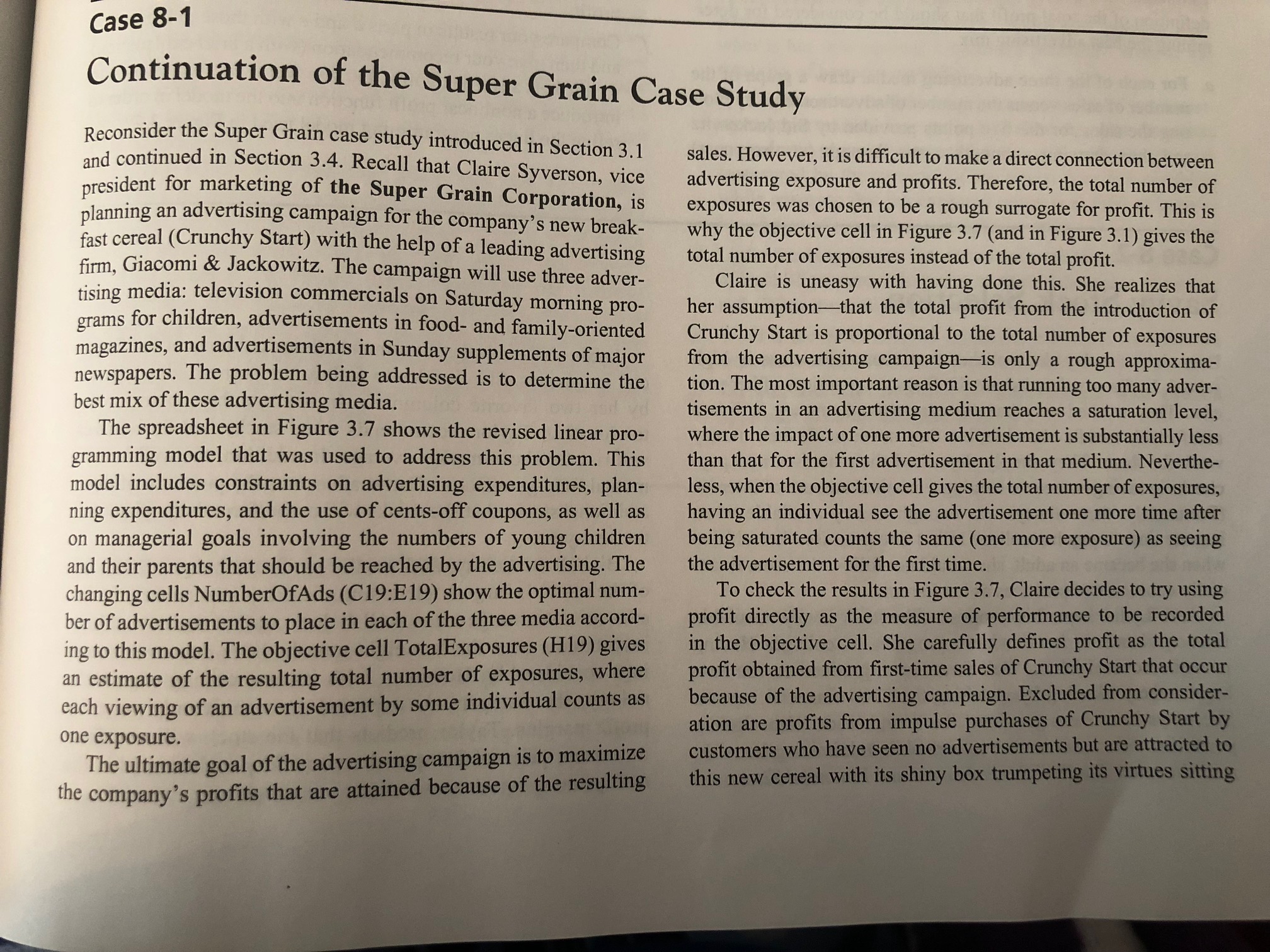 Read the case study shown in image 1 and image 2 (See